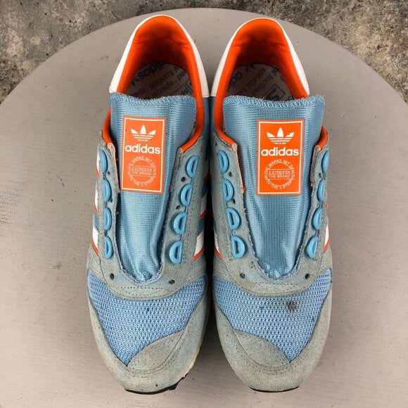 Adidas Mens Size 8.5 Robert Brooks x Silverbirch SPZL Clear Blue Sneakers BD7921 - Picture 3 of 12